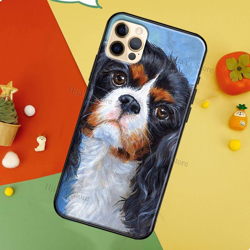 Чехол для телефона с изображением кавалер-кинг-чарльз-спаниеля для iPhone 13 11 14 12 Pro Max 7 8 Plus X XR XS Max SE 2020 12 13 Mini Задняя крышка