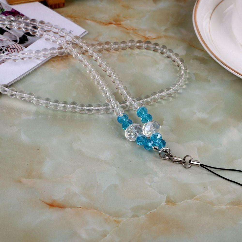 Аксессуары Цепочка для ювелирных изделий Веревка-антипотеряшка Кристалл Жемчуг Цепочка для телефона Ремешок для мобильного телефона Цепочка для мобильного телефона