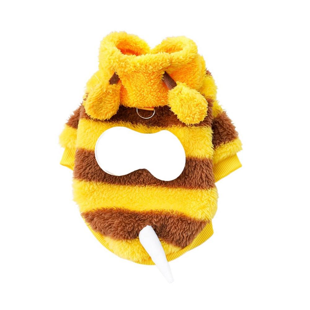 Warm Cat Cosplay Clothes Cartoon Dog Bee Transformation Dress Winter Dogs Jumpsuits Cosplay Party