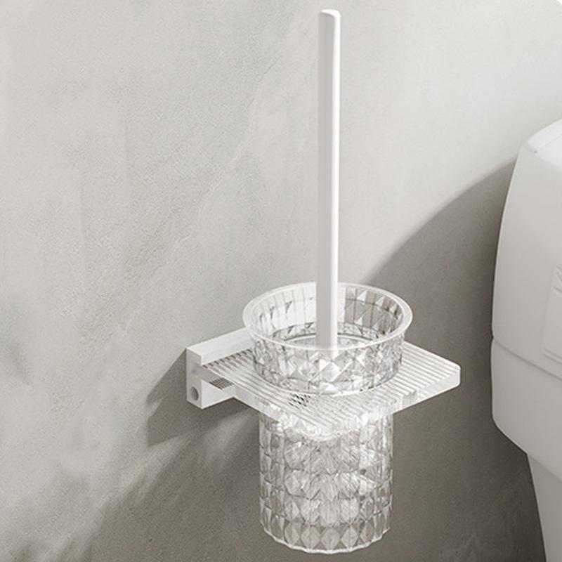 Акриловый стаканчик держатель для туалетной щетки набор алюминиевый настенный серый золотой черный белый туалет щетка полка комплект для ванной комнаты туалет