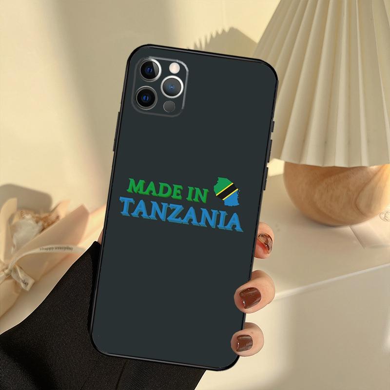 Tanzania National Flag Phone Case For iPhone 15 14 13 12 11 16 17 Pro Max 13 mini 15 16 Plus 16e 17 Air Cover Funda