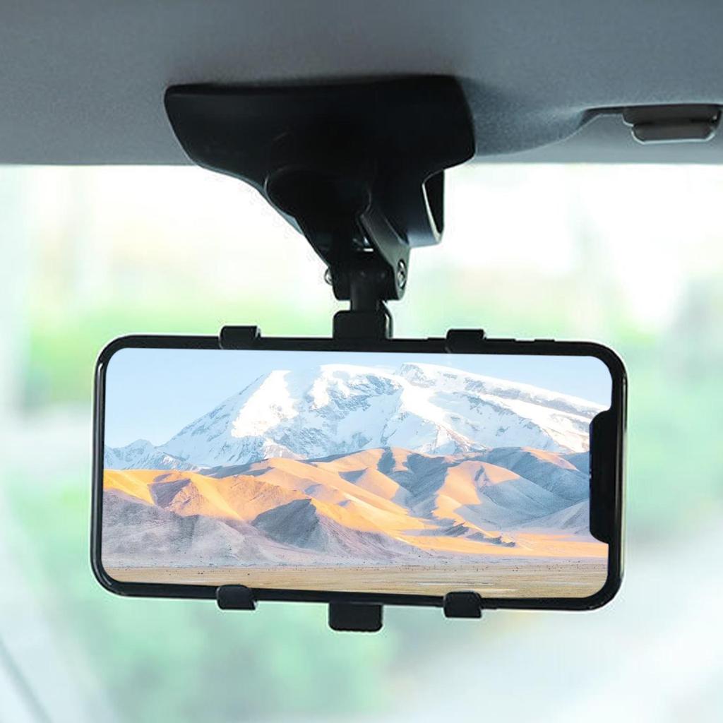 Car Phone Holder Cell Phone Mount for Car Dashboard Adjustable Anti-Slip Smartphone Cradle for Truck Sedan Automotive RV