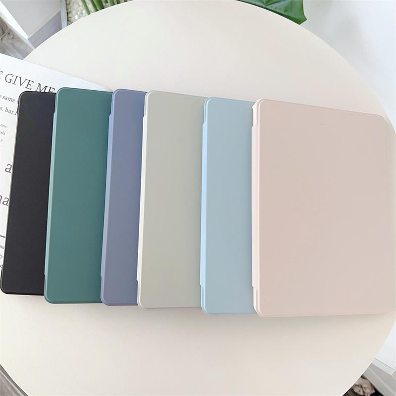 Чехол для Samsung Tab A9+ 11" вращающийся из акрила и кожи - полная защита, 2023, защита от падения