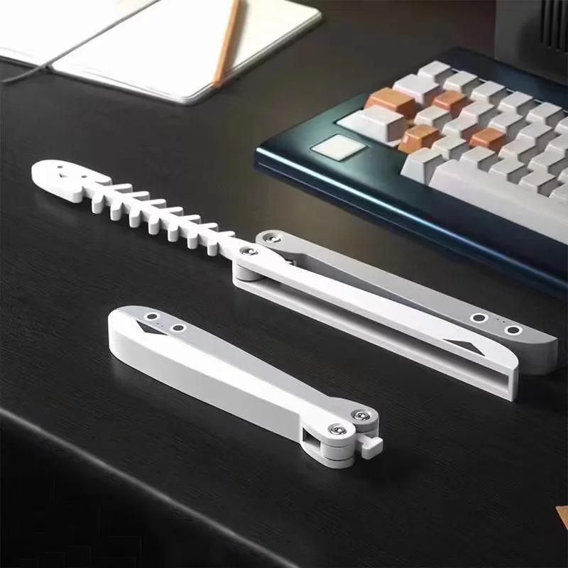 3D-печать Гравитационный нож Прыгающий маленький черепаший нож Мини-модель Подвеска Толкающая карта Декомпрессионная игрушка Мини-нож-бабочка