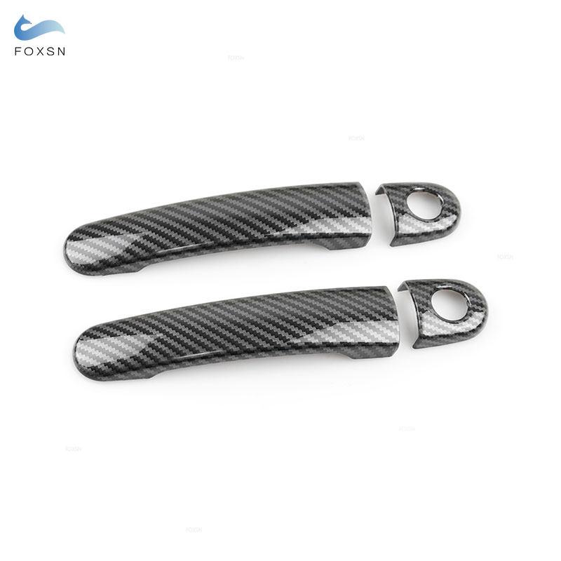 Car-styling Exterior Door Handle Covers Trim For VW Golf 4 Jetta Bora MK4 1999-2004 Rabbit A4 1J Passat B5 1997-2005 Polo Lupo