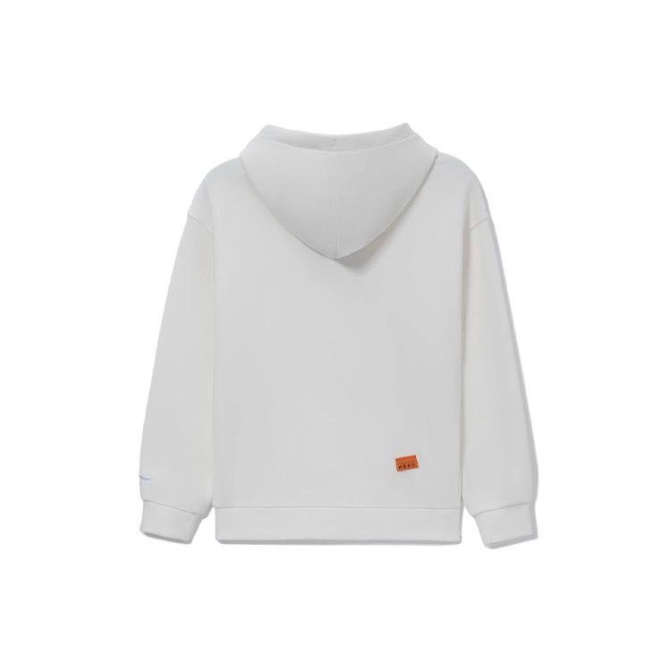 Li-Ning x Disney Crossover Series Alphabet Printing Hoodie 'White Orange' Unisex AWDS551-4