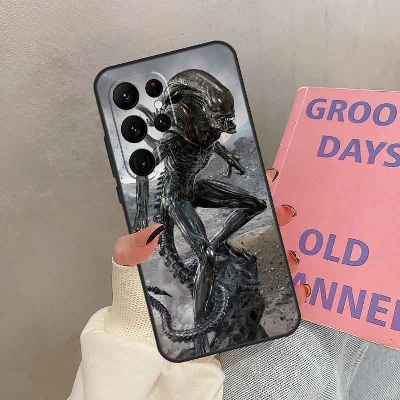 Alien Horror Case For Samsung Galaxy S24 Ultra S20 S21 S22 S23 S25 Ultra S9 S10 Plus S25 FE Cover Coque