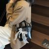 2025 New Niche Fashion Hand Bucket Bag Women's Korean Version Simple and Versatile Shoulder Bag Trendy Casual Messenger Bag