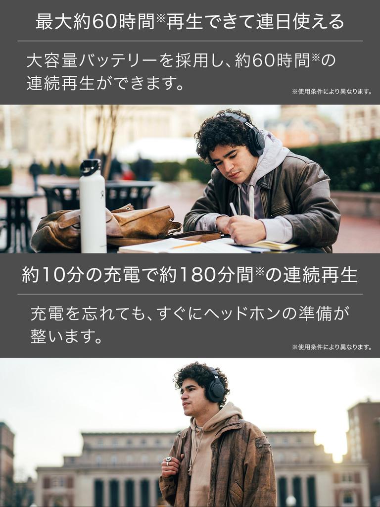 Беспроводные наушники Bluetooth Проводные совместимые наушники 40 мм CCAW звуковая катушка драйвер 216 г Легкий корпус Режим низкой задержки До 60 часов воспроизведения