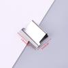 50pcs Metal Paper Clipper Refill Document Clip Photo Tickets Notes Letter Folder