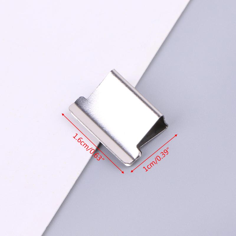 50pcs Metal Paper Clipper Refill Document Clip Photo Tickets Notes Letter Folder