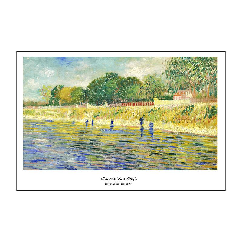 Van Gogh Canvas Painting Famous Starry Night Poster Wall Art Pictures Almond Blossom Posters And Prints For Living Room Home Decor No Frame