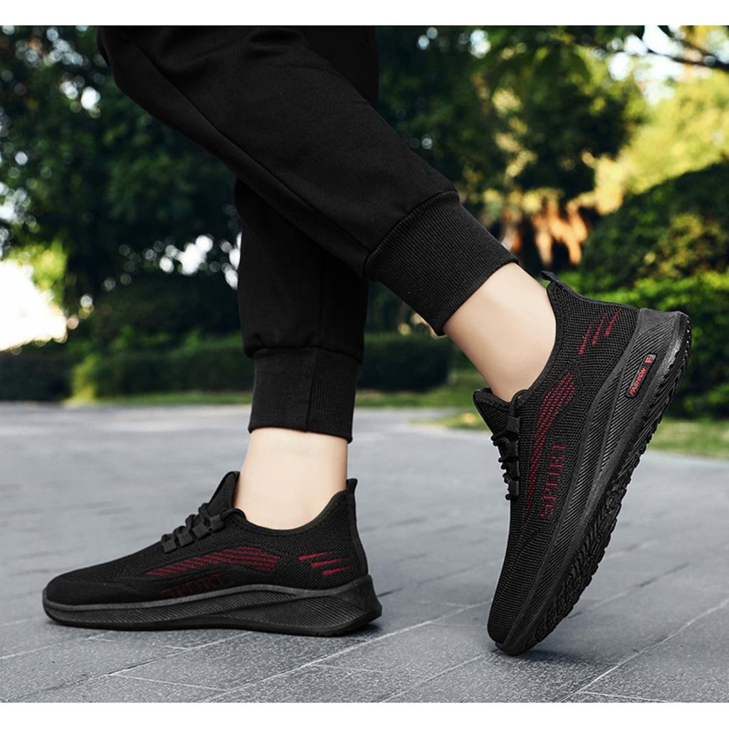 Мужская летняя обувь, повседневная обувь Fly Woven, мужская дышащая обувь на мягкой подошве