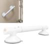 17.72in Shower Grab Bar Non Slip Suction Cup Shower Handle No Drilling Bathroom Security Bar for The Elderly Pregnant Women Children