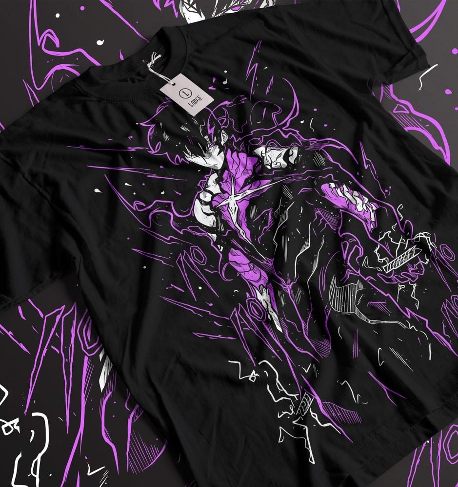 Solo Leveling T-Shirt Sung Jinwoo Liu Zhigang Anime Jonas Reiji Shirt All Size