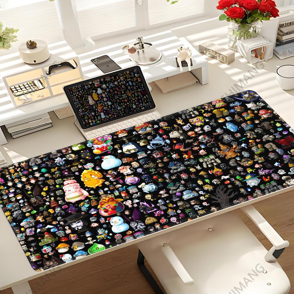 900×400 Game Maplestory Mousepad Gaming Office Desk Pads Large For Computer Non-slip Lockedge Mouse Pad