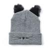 Fashion Cat Ear Women Hat Acrylic Knitted Hat Warm Winter Hat For Women High Quality Bonnet Hat