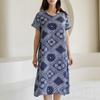 Dedra Women Pastel Pattern Cool Dress Opc3045