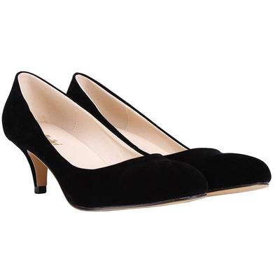 LOSLANDIFEN Женские туфли-лодочки Сексуальные туфли на высоком каблуке Туфли-лодочки из флока с острым носком Красные свадебные туфли-лодочки Женские повседневные туфли без застежек