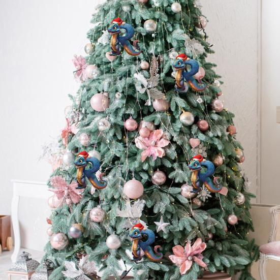 Рождественская елка Подвеска Мультфильм Динозавр Письмо Украшение для дома Окно автомобиля 2D Плоский