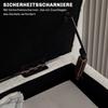 Storage Bench, up to 220 kg, Linen Look, 110x39x45cm, Beige