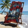 Custom Name Personalized Transformers Print Beach Towel, for Trip Camping Beach Party Home Decor, Birthday Gift for Family & Friends