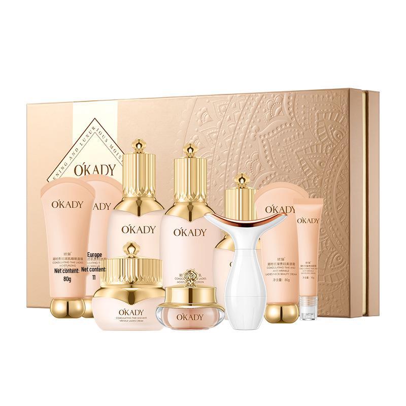 Укрепляющий набор по уходу за кожей против морщин Oupe: Увлажняющий и разглаживающий уход за лицом для женщин