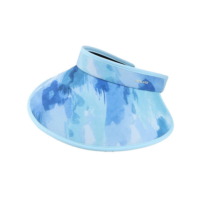 Open-Top Painted Hat Women, Large Brim, Summer Sunshade, Outdoor Sunhat New