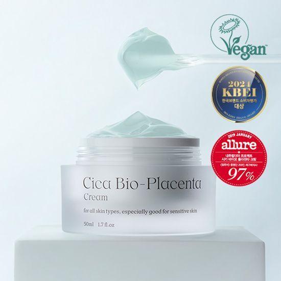 Natural Derma Project Cica Bio Placenta Увлажняющий успокаивающий крем 50 мл