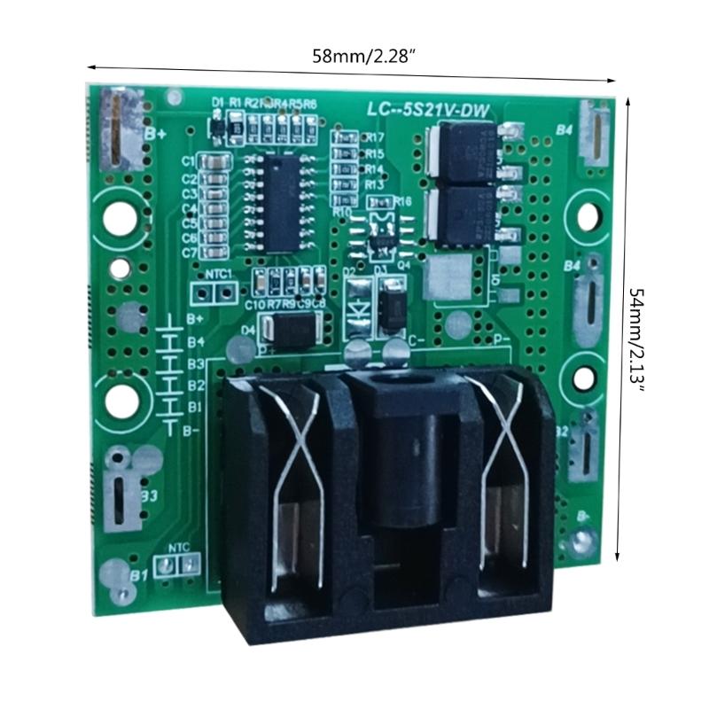 Многофункциональная плата аккумулятора 5S 21V BMS 18650, зарядка для защиты печатной платы с перегрузкой по току для защиты
