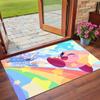 Anti‑Slip Crystal Velvet Floor Rug, Kirby Design Carpet for Indoor Living Bedroom Home Decoration