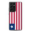 Телефонный чехол - Samsung - Galaxy S24 Ultra - Drapeau Liberia - Souple - Multicolore