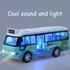 School Bus Toys Cars Die Cast Plastic Little Cars City Bus With Sound And Light Up Friction Powered Cars Play Toys Gift For Kids