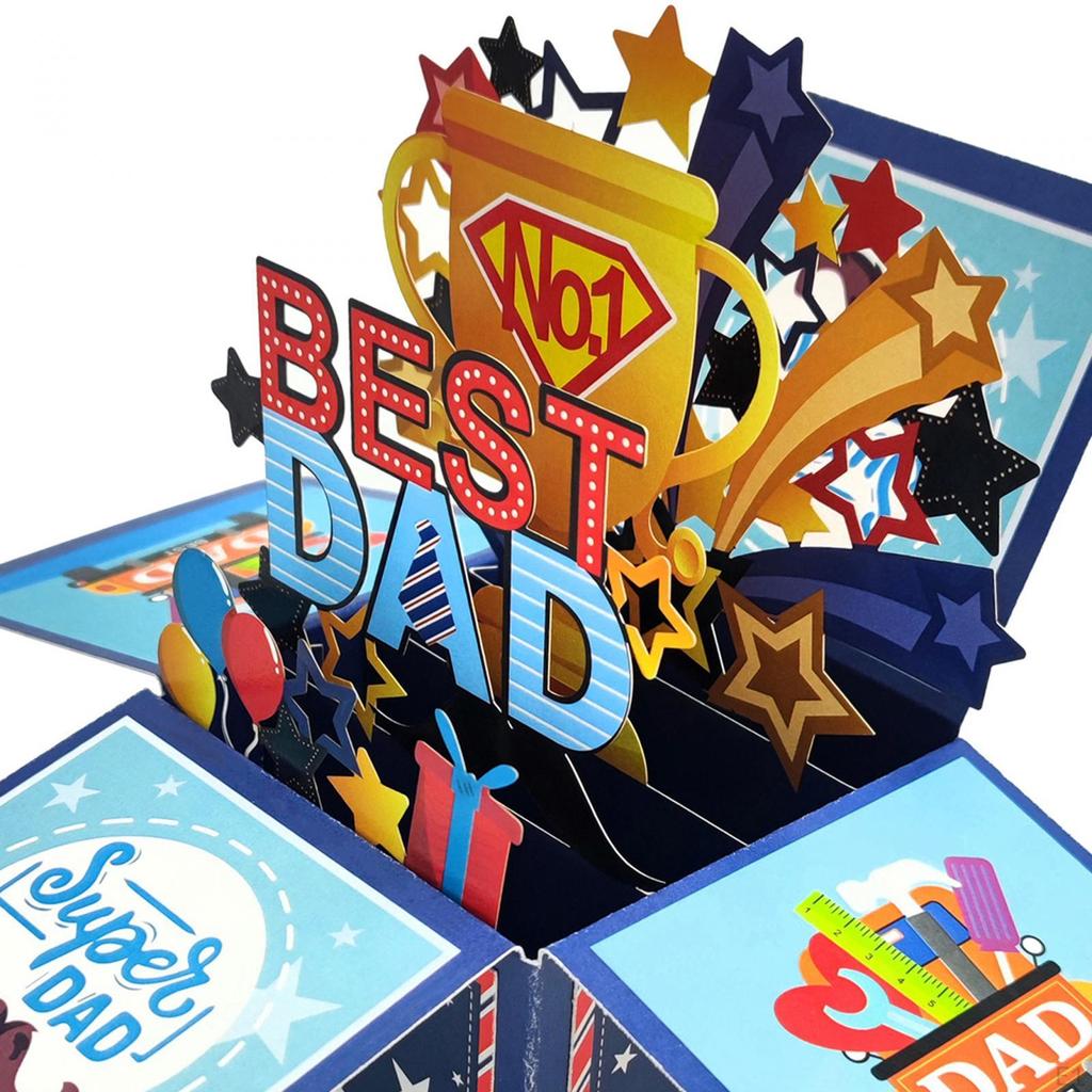 Fathers Day Card Father's Gift Includes Note Tag Birthday Father’S Greeting Cards for