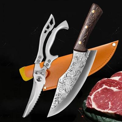 Кухонный колун, кованый нож для мясника, бытовой нож для нарезки мяса, рыбы, ножницы для резки куриных костей, высококачественные инструменты для шеф-повара