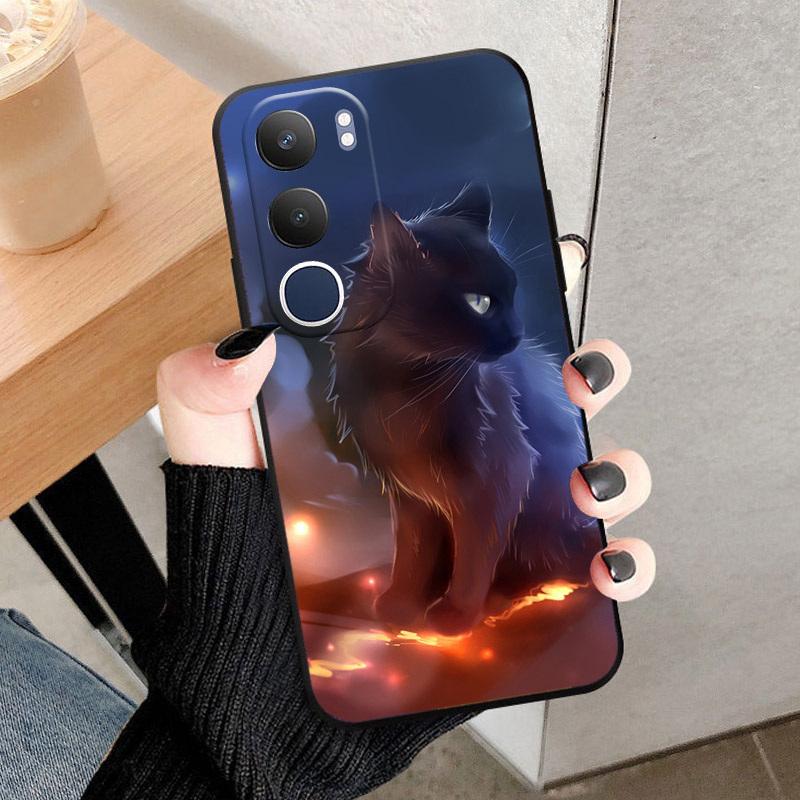Чехол для телефона VIVO Y19S 4G Мягкий силиконовый задний чехол Coque Для VIVO Y 19 S Чехлы Черный TPU Ударопрочный Fundas Оболочка Y19S Capa