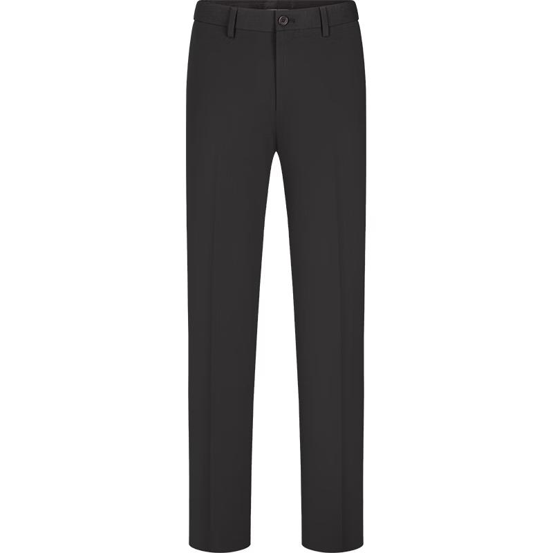 SEVEN Men's Iron-Free Slim Fit Business Trousers