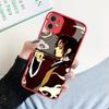 Матовый чехол для iPhone 11 12 13 14 Pm Pro Max XR X 8 7 Plus Pro XS Mini Skin Feeling Cover Fundas Shell Japan Anime Demon Slayer