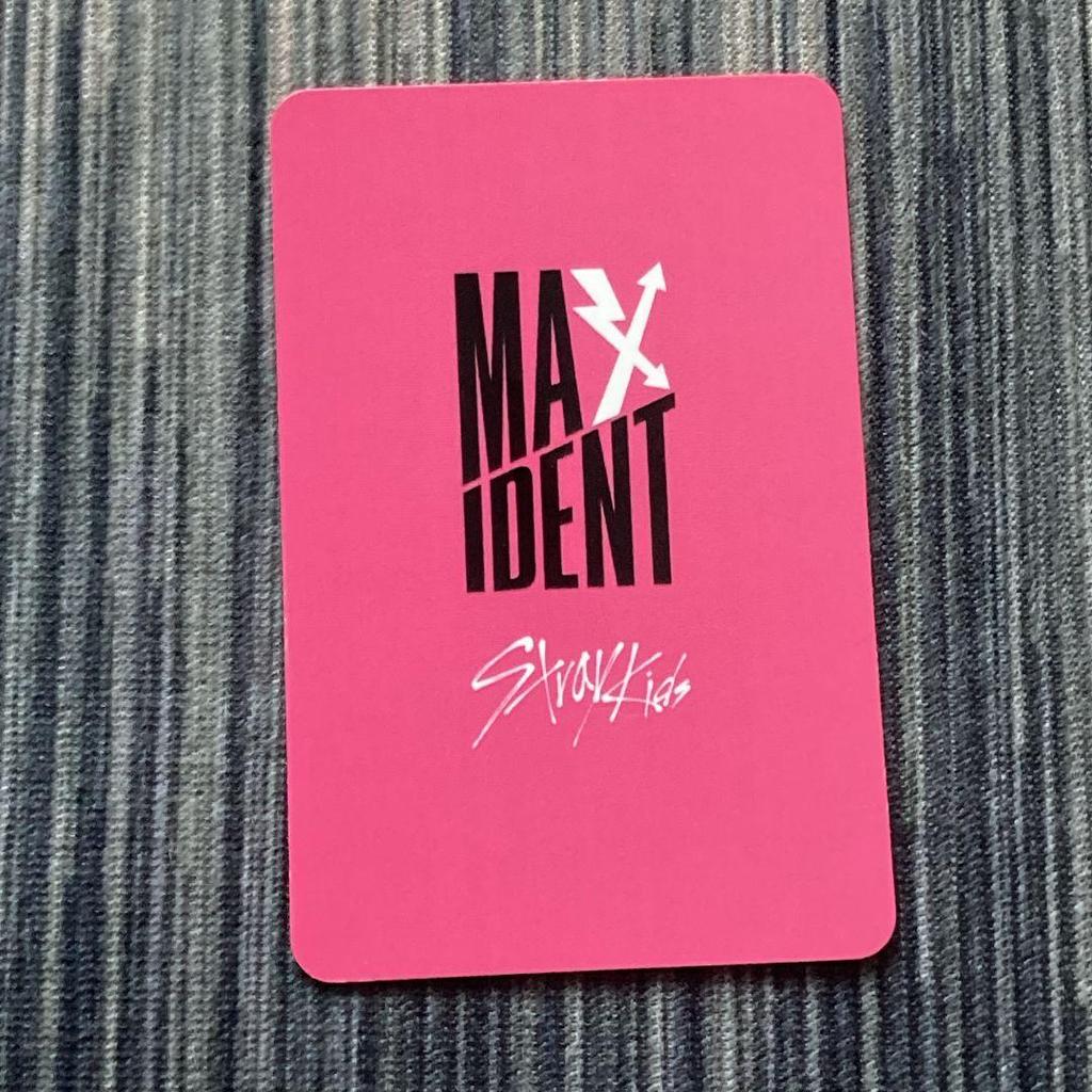 [Б/У] StrayKids Хёнджин Публичное вещание MAXIDENT 1-я неделя Санок Фотокарточка