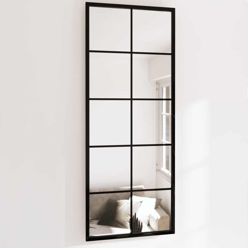 Vidaxl Lustra Ścienne, 2 Szt., Czarna Rama, 100 X 40 Cm, Metal