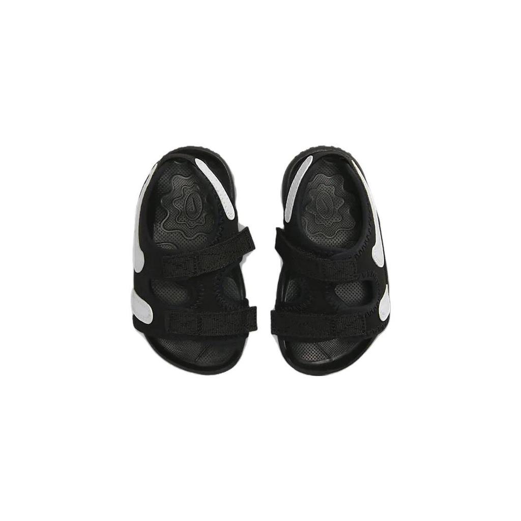 Nike Sunray Adjust 6 TD Black White Baby Sneakers DR5709-002