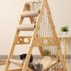Cat Climbing Frame Large Wooden Multifunctional Cat Hammock Jumping Cat House Scratcher Tree Tower Pet Products Furniture