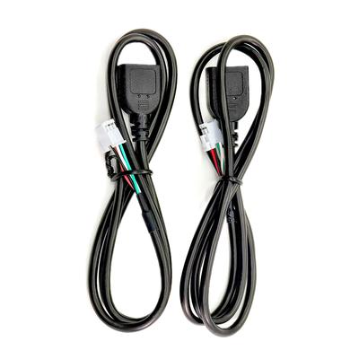 75 см Автомобильные USB-кабели Адаптеры 4-контактные и 6-контактные для Android Автомагнитола Стерео Разъемы USB Удлинительные кабели Адаптеры
