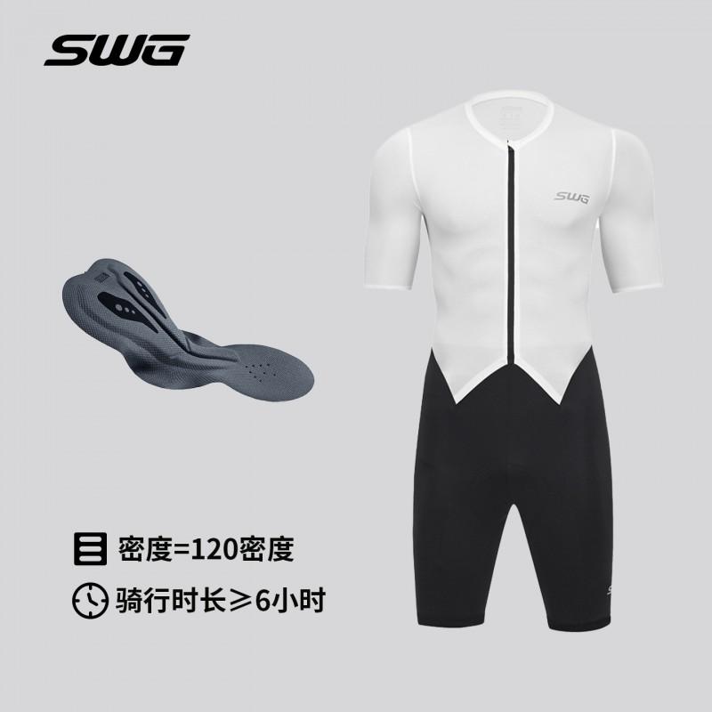 Mens Cycling Bodysuit Professional Road Bike Racing Suit Breathable Nylon Short/Long Sleeve