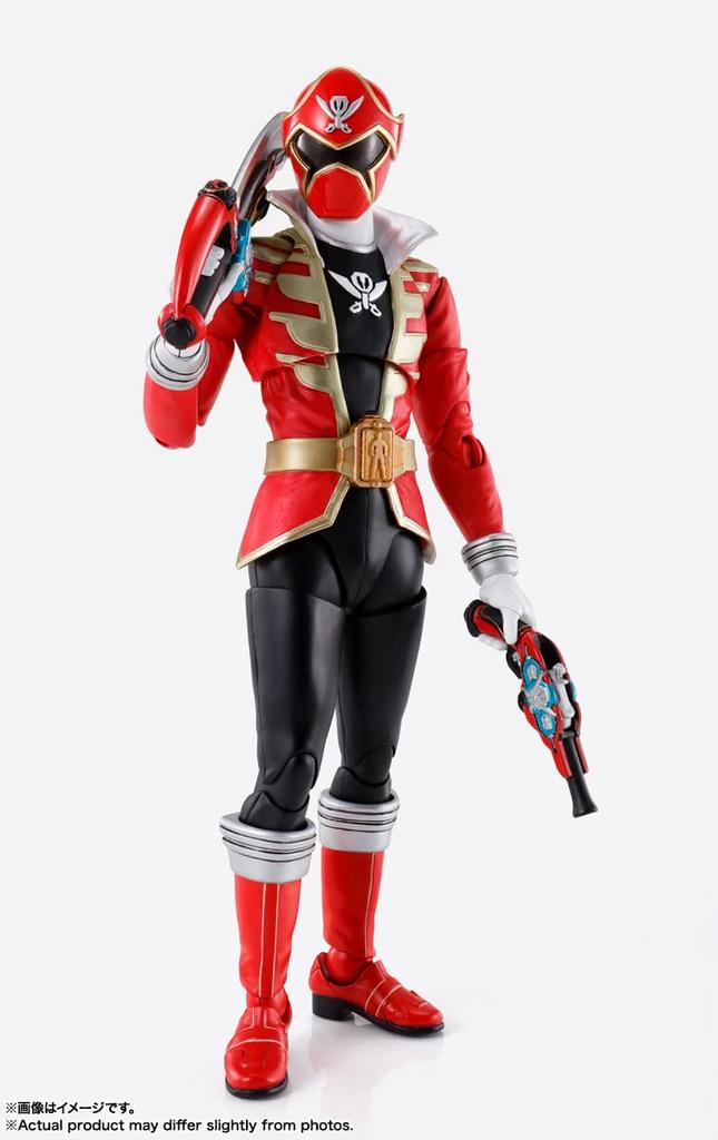 TAMASHII NATIONS S.H.Figuarts (Shinkocho Seiho) Kaizoku Sentai Gokaiger Gokai Red Approx. 145mm PVC&ABS Painted Movable Figure