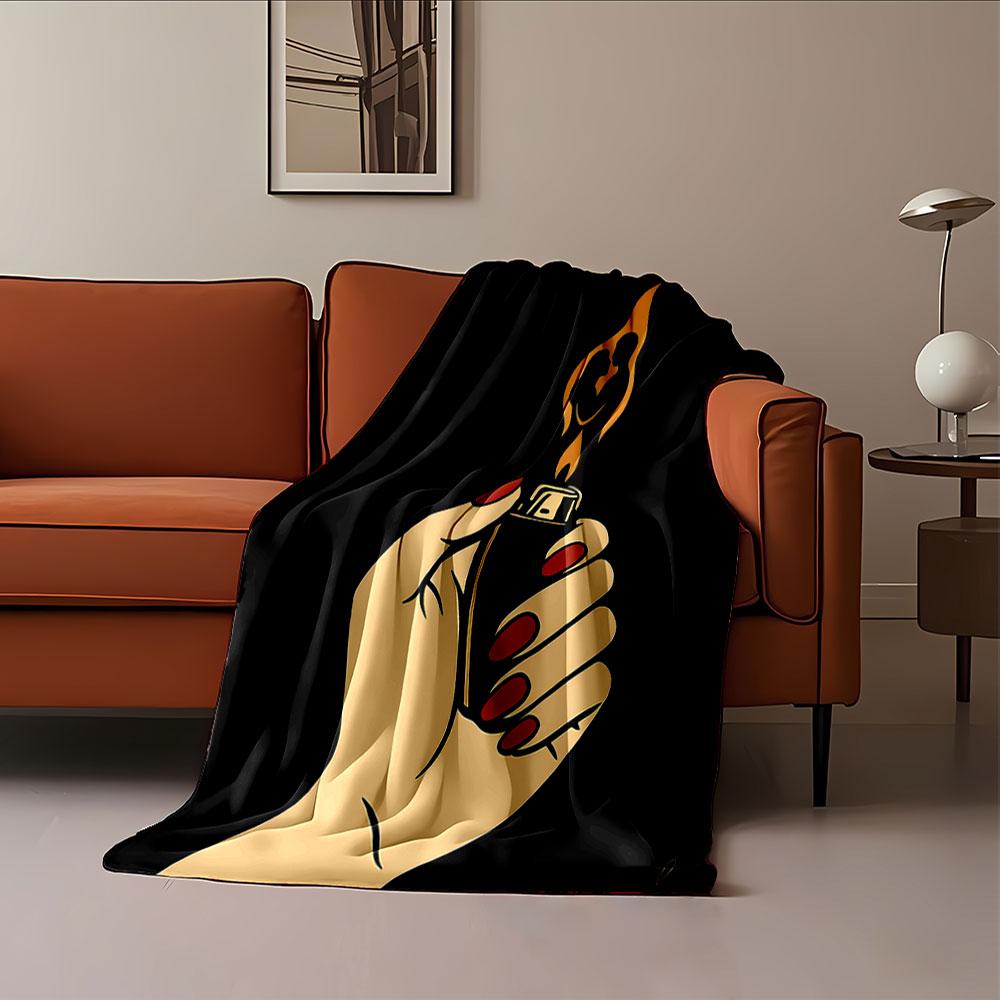 Fiery Love Blanket Design for all seasons blanket lunch break throw gift