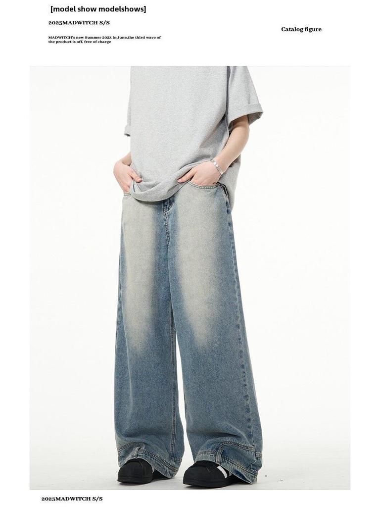 Женские перевернутые широкие джинсы с высокой талией: Весенняя модная тенденция