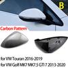 Carbon Look Side Wing Mirror Cover for VW Golf 7.5 MK7 7 GTD R GTI 6 Passat B7 CC Scirocco Polo 6R 6C MK6 Cap for Jetta 6 MKVI