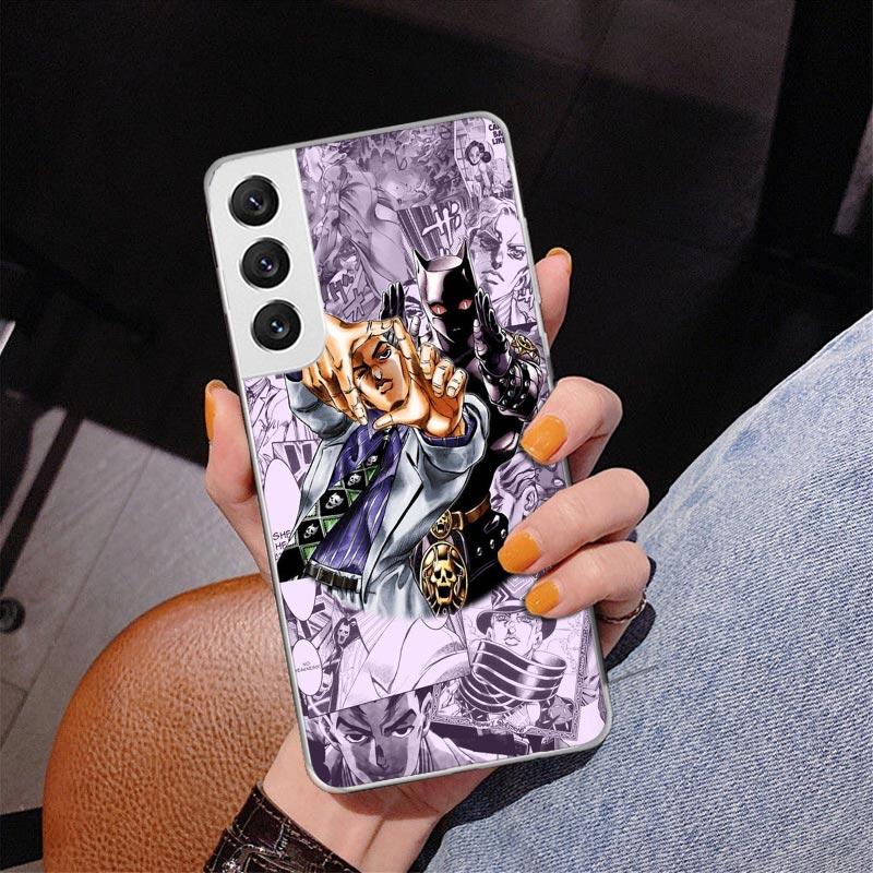 Чехол для телефона JoJo Killer Queen для Samsung Galaxy S26 S25 Edge S23 S24 Ultra S22 Plus S21 S20 FE Уникальный чехол Мягкий чехол Gal