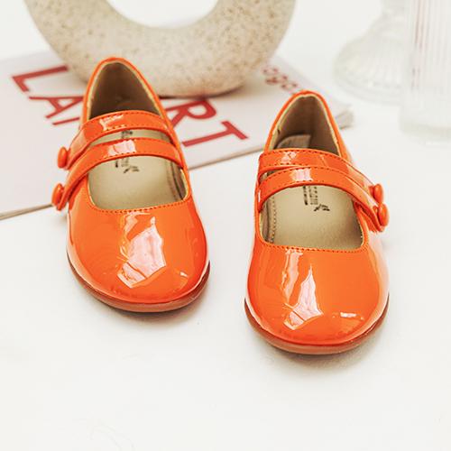 Baby Jam Girls' Julia Flat Orange-Y820